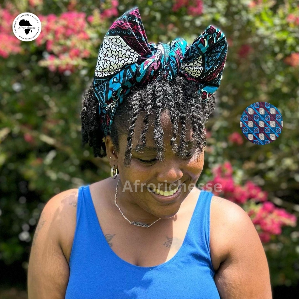 African print fabric headwrap for women/ankara headwrap for black women